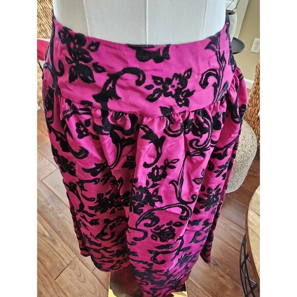 Scott McClintock Damask Skirt Women’s Size 6 Vintage Party Whimgy Goth - Picture 2 of 12